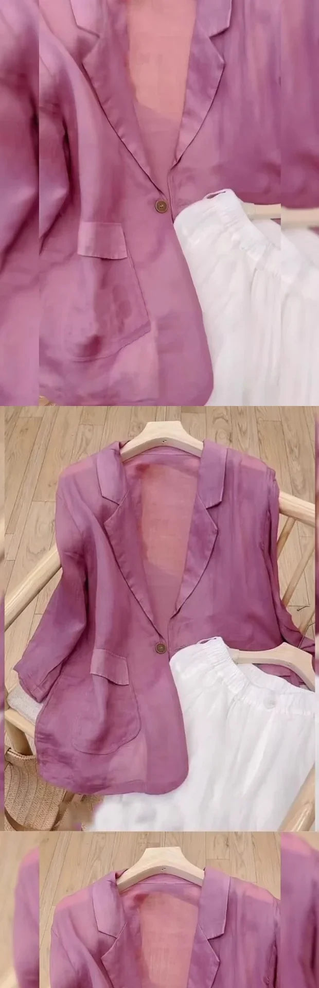 Elegant Casual Women's Suit Jacket 2026 New Shirt Unique High-End Sun Protection Beautiful Top Slimming Pure Color Button up
