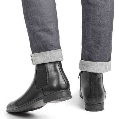 Size 7~13 Men Chelsea Boots  Ankle Boots soft leather Men Boots