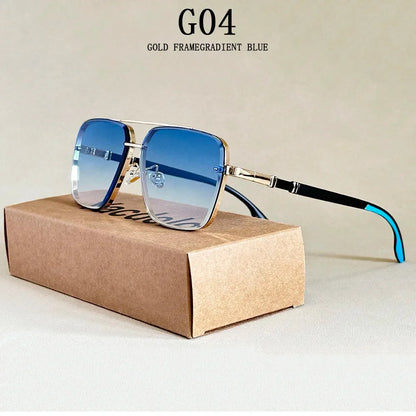 2023 Luxe Square Sunglasses For Men Vintage UV400 Sunglasses Women Trendy Fashion Sun Glasses Retro Gafas De Sol Hombre Lunette