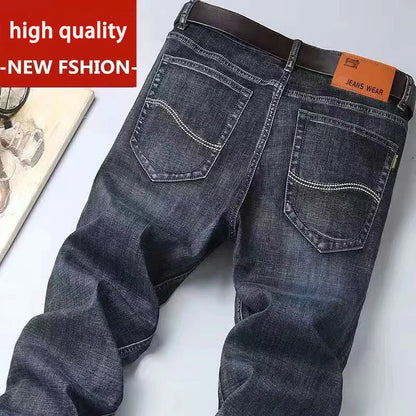 2025 Men's Slim Fit Denim Pants With High-quality Casual  Fashionable Tight Cut Available in Multiple Styles