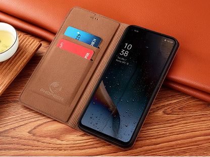 جراب جلد طبيعي لهاتف iPhone 11 12 13 14 15 16 Pro Max Mini XR XS Max X 8 7 6s 6 Plus غطاء قلاب لهاتف iPhone SE 2022 2020 Coque