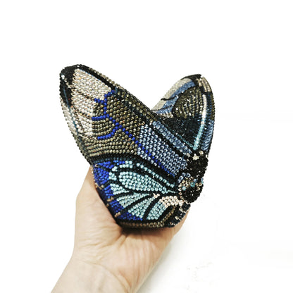 Butterfly Shaped Rhinestone Evening Bags Women Luxury Gorgeous Classy Sparkling Rhinestone Clutch Purses Wedding Party