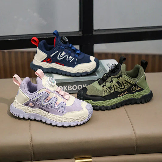 Children Sports Sneakers for Boys Girls Kid Cartoon Graffiti Pattern Casual Shoes Boys Basketball Shoe chaussures de sport