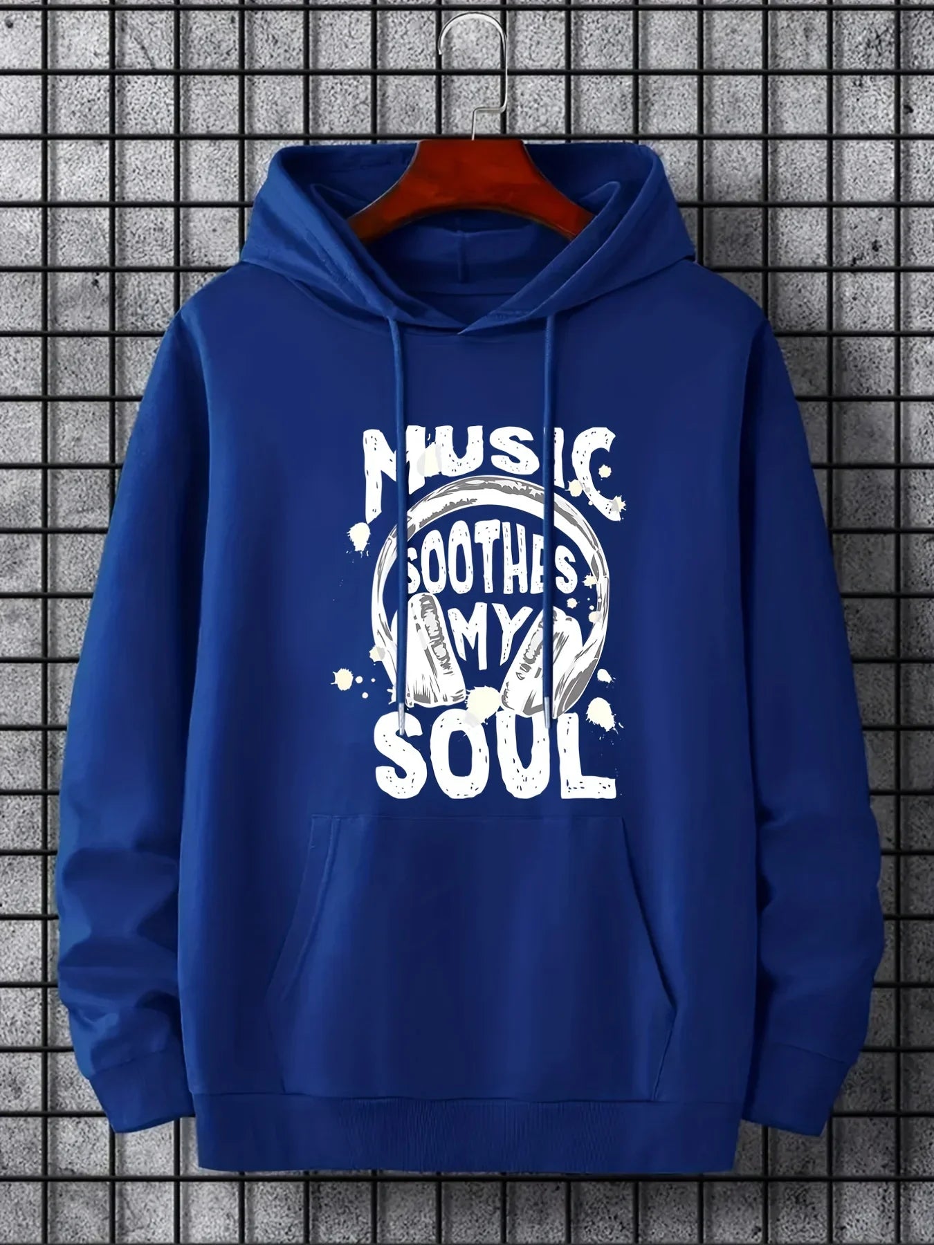College style sports hoodie innovative fashion letter print autumn and winter plus fleece hoodie suitable for men and women