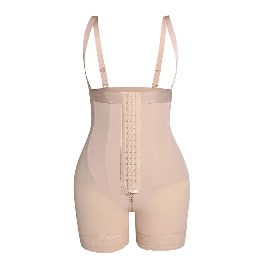 Fajas Colombianas High Compression Body Shaper with Bones Slimming Waist Trainer Shapewear Post Surgery Butt Lifter Shaper