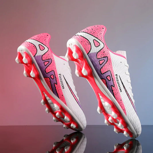 2026 New Men Soccer Shoes Breathable Football Boots FG/TF Turf Boots Non-Slip Wear Resistant Adult Outdoor Training Match Sports