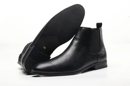 Size 7~13 Men Chelsea Boots Italian Style Ankle Boots soft leather Men Boots