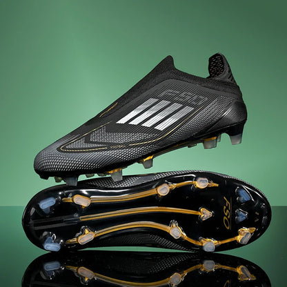 New Men Football Boots Outdoor Sport Training Soccer Shoes Match Boys Adult Cleats Breathable Non Slip Long Spikes Comfortable
