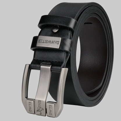 New Men's Belt, Men's High-Quality Belt, Men's Versatile Belt, Luxurious Needle Buckle, Authentic Vintage Denim Style