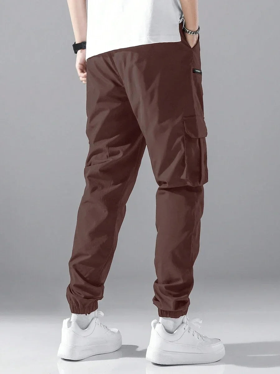 Men's Casual Workwear Pants Outdoor Long Trousers Loose Fashionable New Style Comfortable Breathable Fashion Casual Trousers