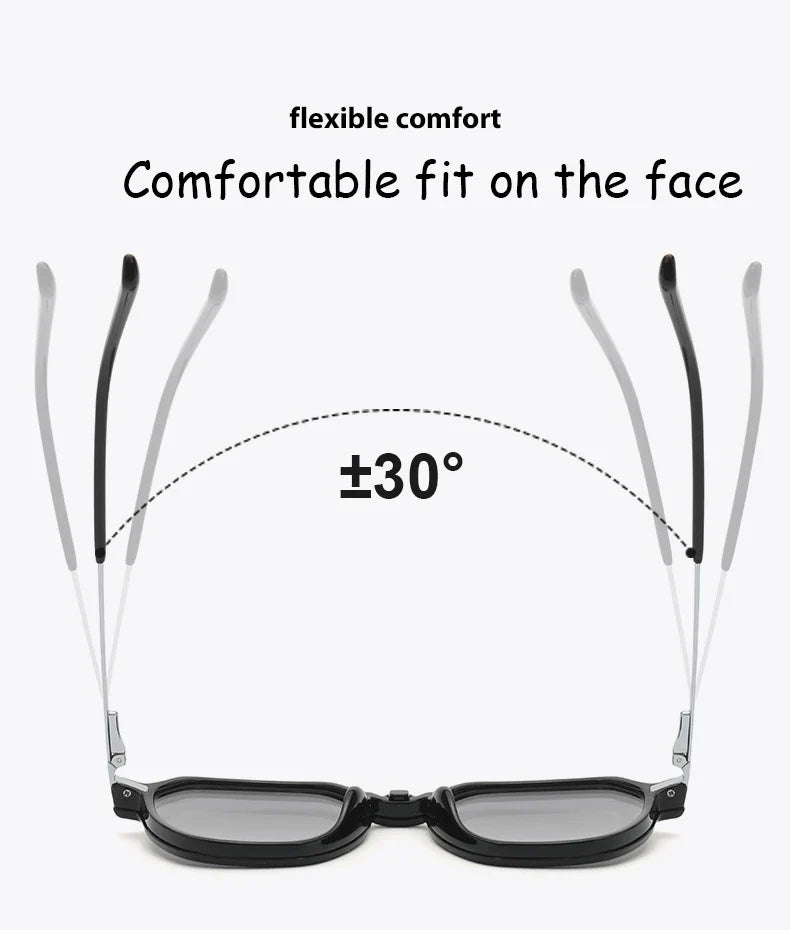Magnetic Clip on Glasses Women Driving Polarised Polygonal Optical Myopia Eyewear Men Custom Prescription Glasses TJ2187
