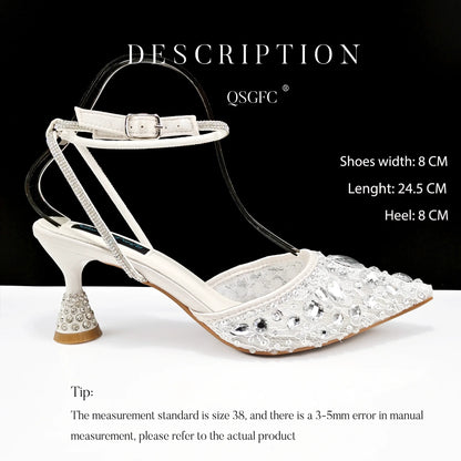 Italian Design Mini Three-Dimensional Hard Bag Tassel Decoration Bag Nigeria Elegant Shoes and Bag Set Women Shoes