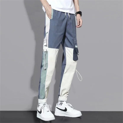 Fashion Multiple Models New Multi Pocket Drawstring Pants Men's Casual Cargo Pants Summer Outdoor Hip Hop Sweatpants Men Women