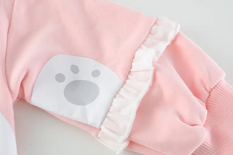 New Spring Autumn Baby Clothes Suit Children Girls Fashion Cartoon T-Shirt Pants 2Pcs/Set Toddler Sports Costume Kids Tracksuits