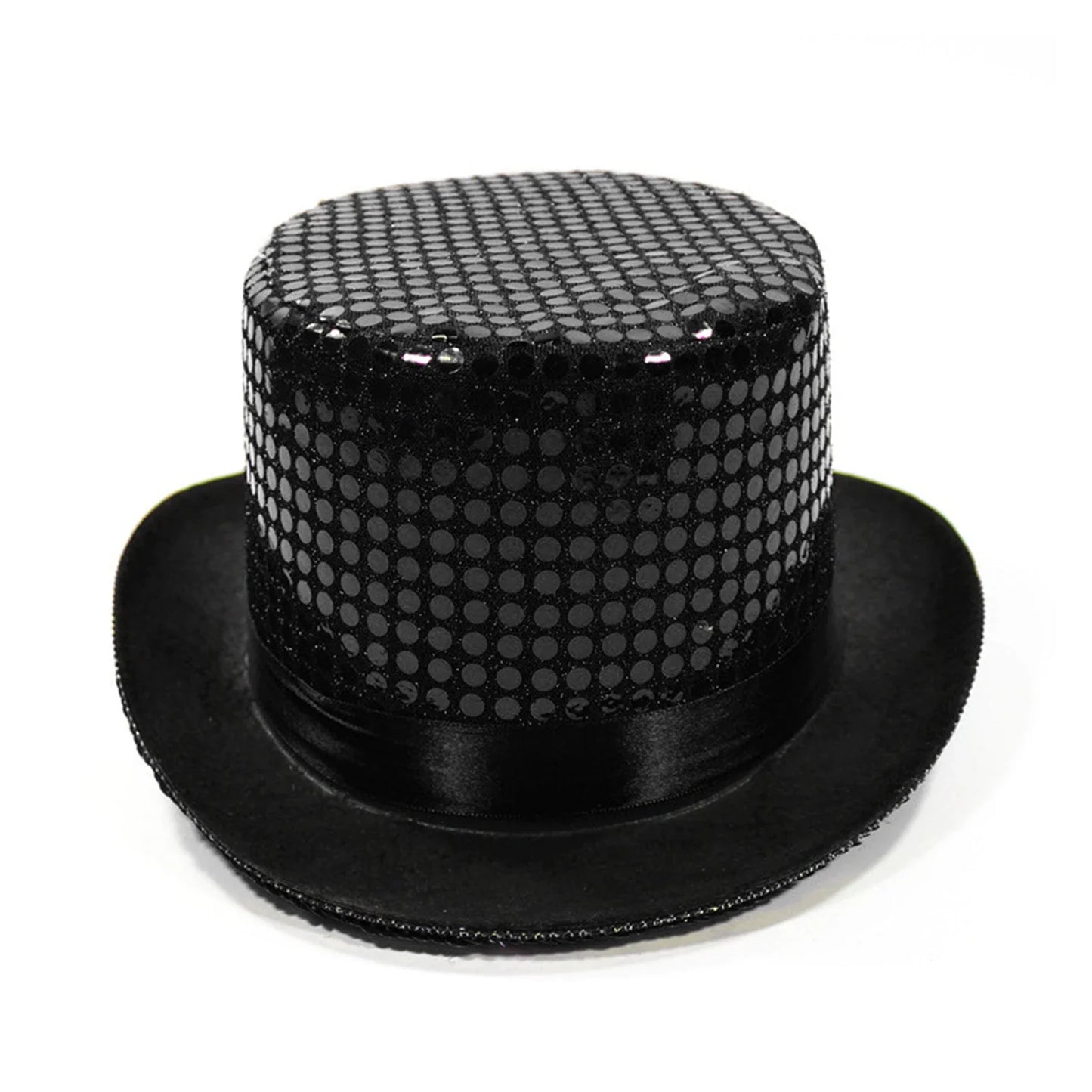 Magic Performance Hats British Style Fedora Glitter Jazz Caps Panama Evening Party Headwear for Women Men Gentleman Dancing Hat