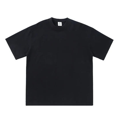 2025 Summer Men and Women T-shirt Cotton Solid Tshirts Oversized Short Sleeve T Shirt Fashion Soft White Black Tee Clothing Tops