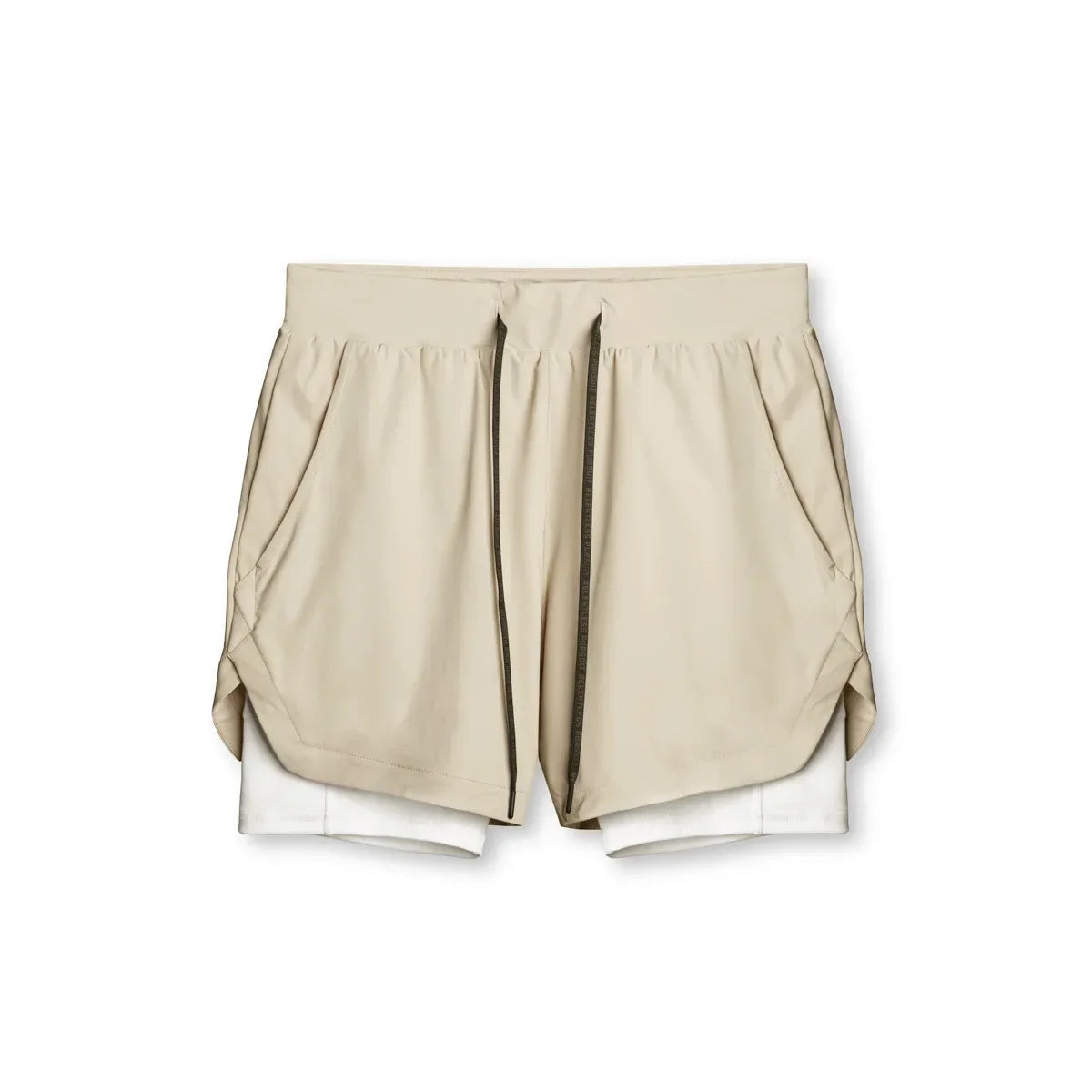 Fashion Gym Shorts for Men Clothing Casual Sweatpants Outdoor Running and Cycling Breathable Double-layer Shorts Men