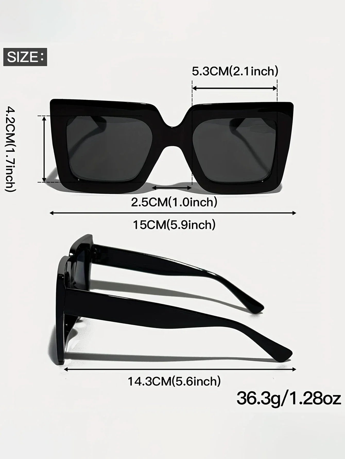 12Pcs Fashionable Oversized Square Frame Glasses Set, Classic Trendy Color Combinations, Stylish Outfits, Daily Life