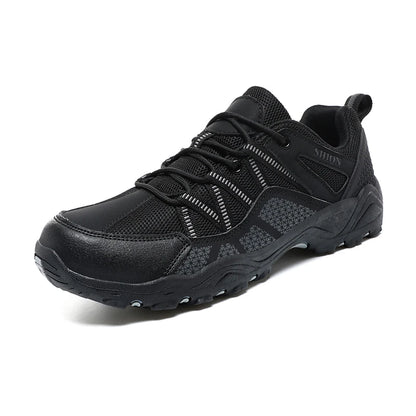Brand Hiking Shoes Men Mesh Breathable Travel Shoe Outdoor Waterproof Hunting Fishing Shoes Mountain Off-Road Riding Sports Shoe