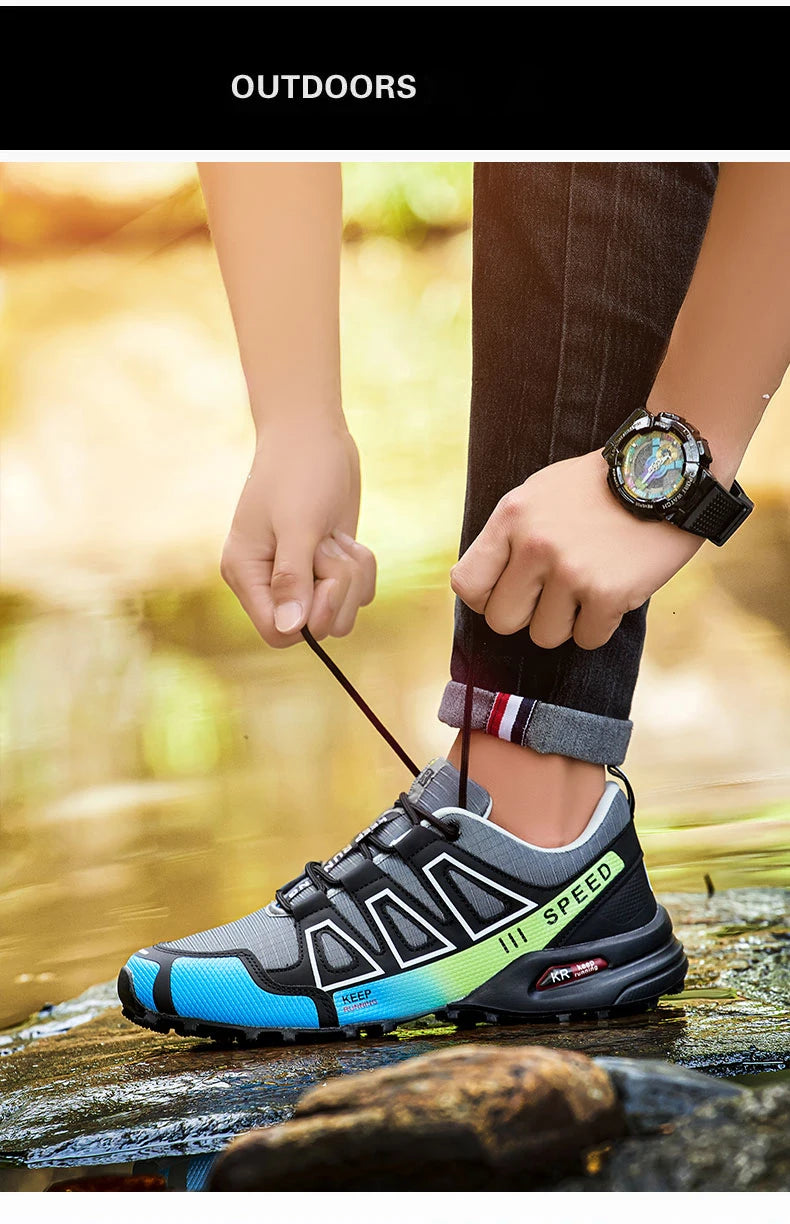 New Men's Boots Outdoor Hiking Sports Boots Men's Lightweight Comfortable And Breathable Casual Sports Shoes Size 39-47 Men's