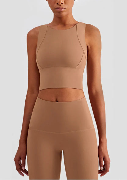 High Elastic Women's 2 Piece Yoga Set with Sports Bra and Leggings High Stretch Pants Bra with Coaster Women's Sports Suit👚