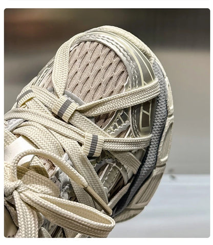 Kids Casual Sneakers for Boys Girls Non-slip Breathable Mesh Toddler Walking Shoes Strappy Versatile Chic Comfort Wear 4-6years