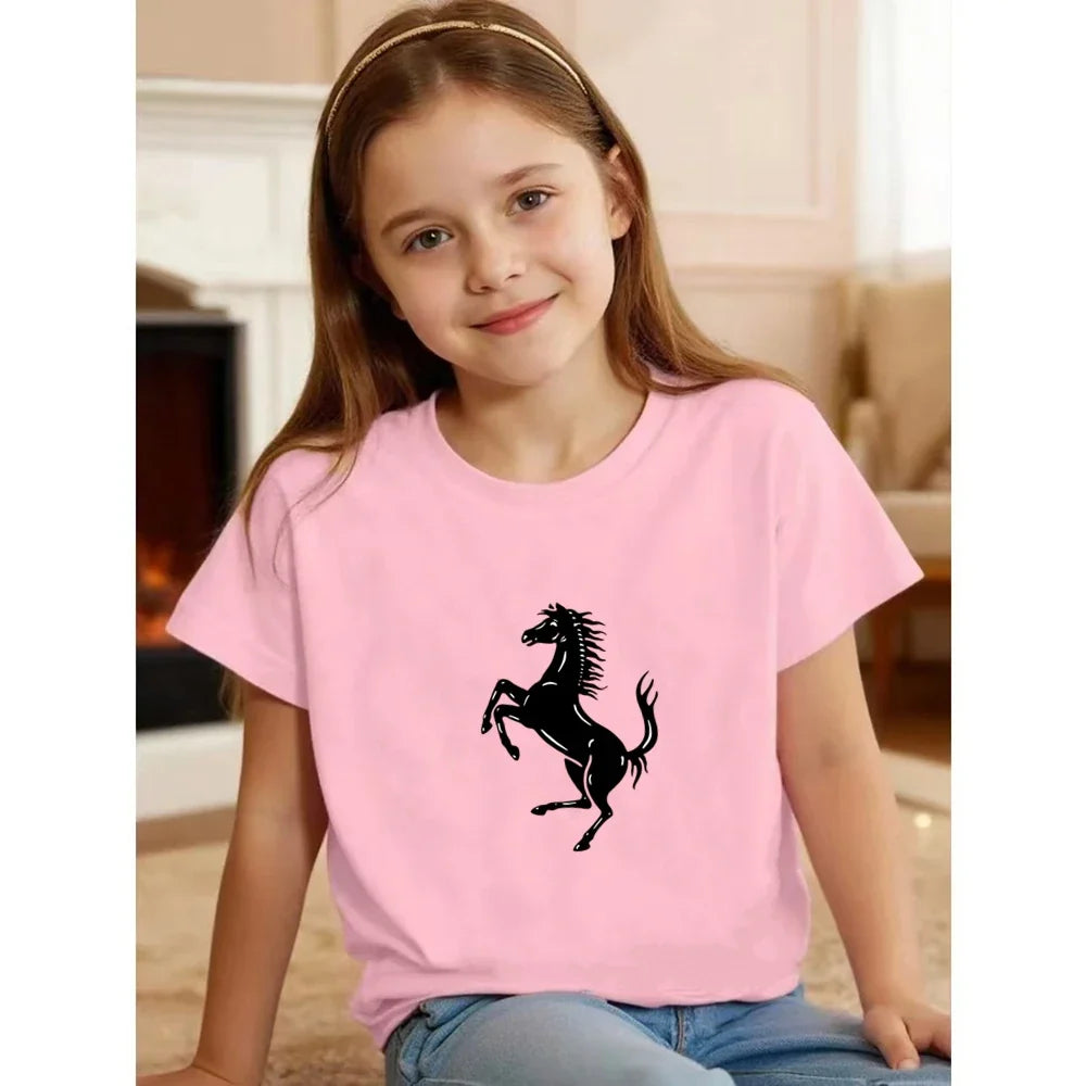 Children car emblem Clothes T-shirt Fashion Short-Sleeved+Shorts Summer Boy Girl Toddler 3-12Years Casual Brand O-collar Set