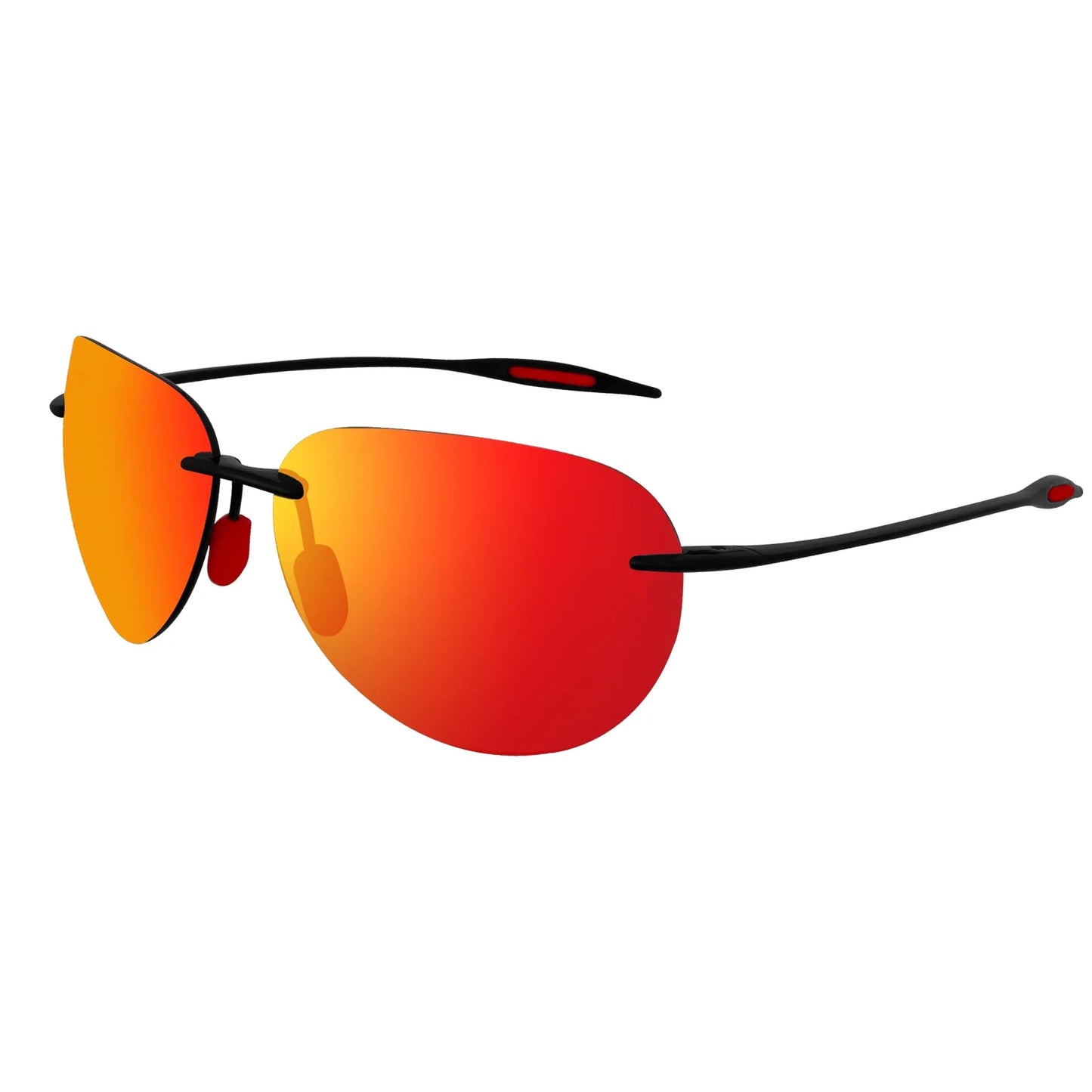 Sports Sunglasses for Men Women Tr90 Rimless Frame for Running Fishing Golf Surf Driving MJ8008