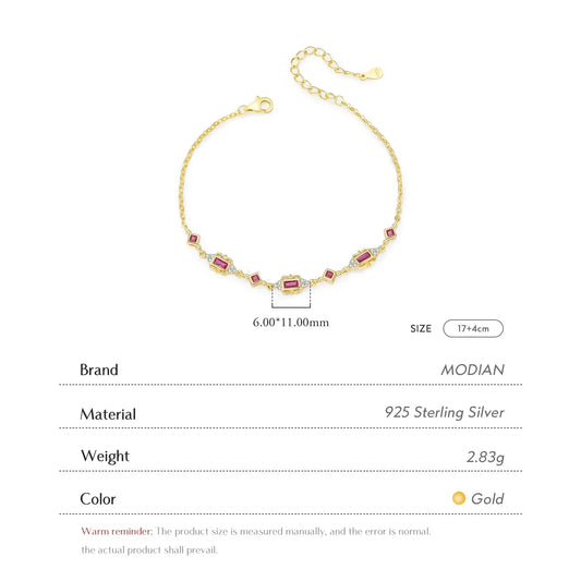 Bracelets en Argent Sterling 925 Rétro Couronne Exquise avec Zirconium Cubique, Couleur Or, Chaîne Ajustable, pour Femmes Bijoux