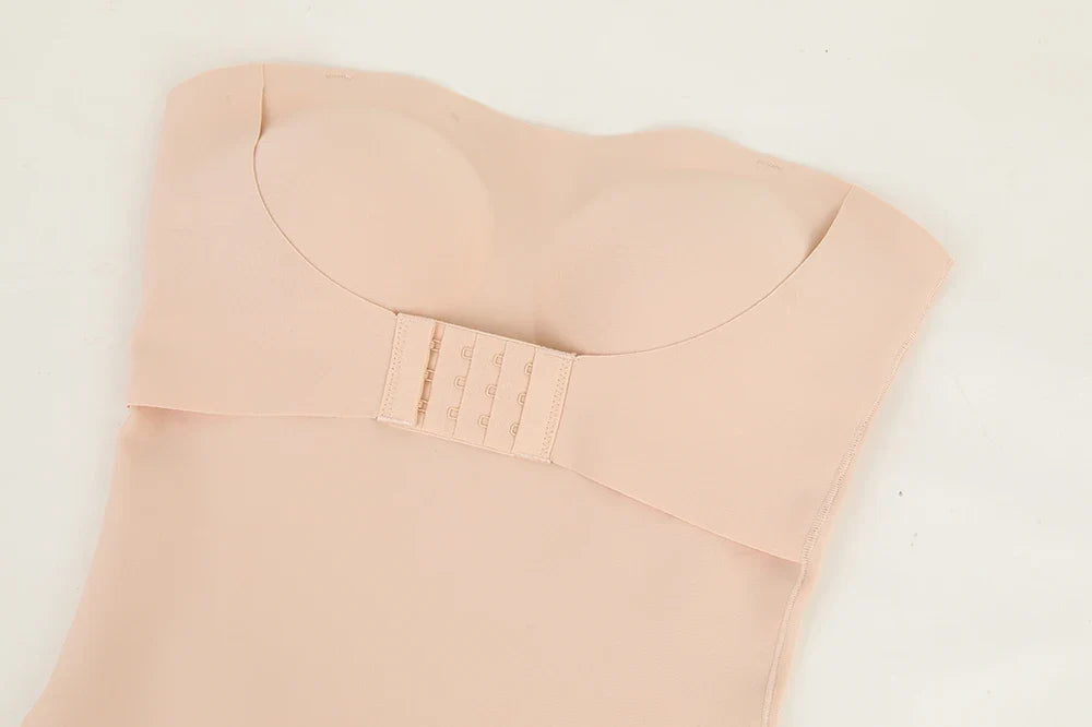 Strapless Thong Bodysuits 4XL Women Belly Control Full Body Shaper Push Up Breast Underwear Plus Size Women's Clothing