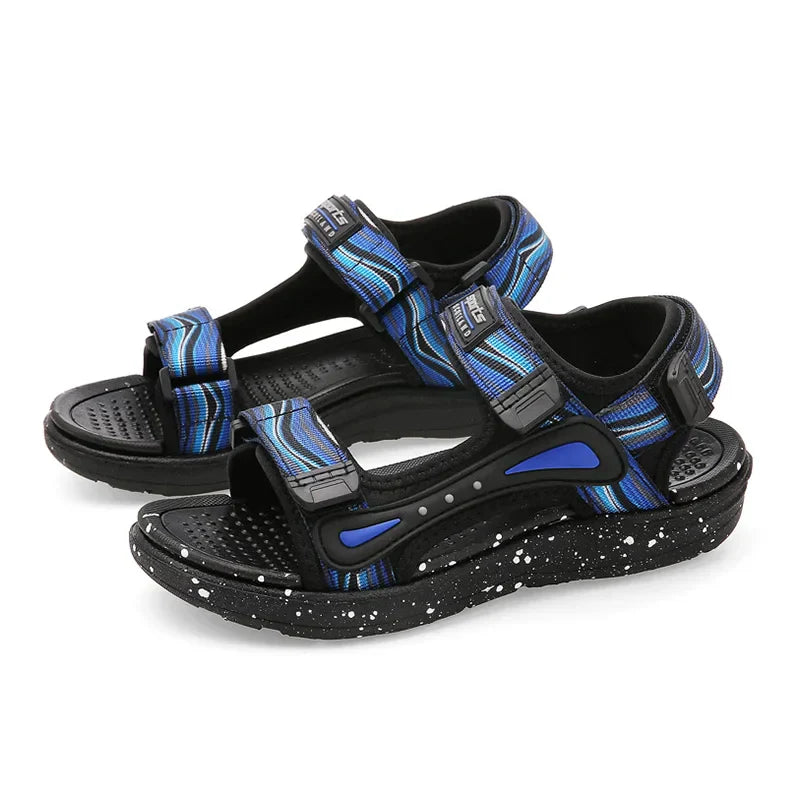 Fashion Kids Walking Sandals Boys Shoes Soft Sole Non-slip Outdoor Summer Children's Beach Water Shoes