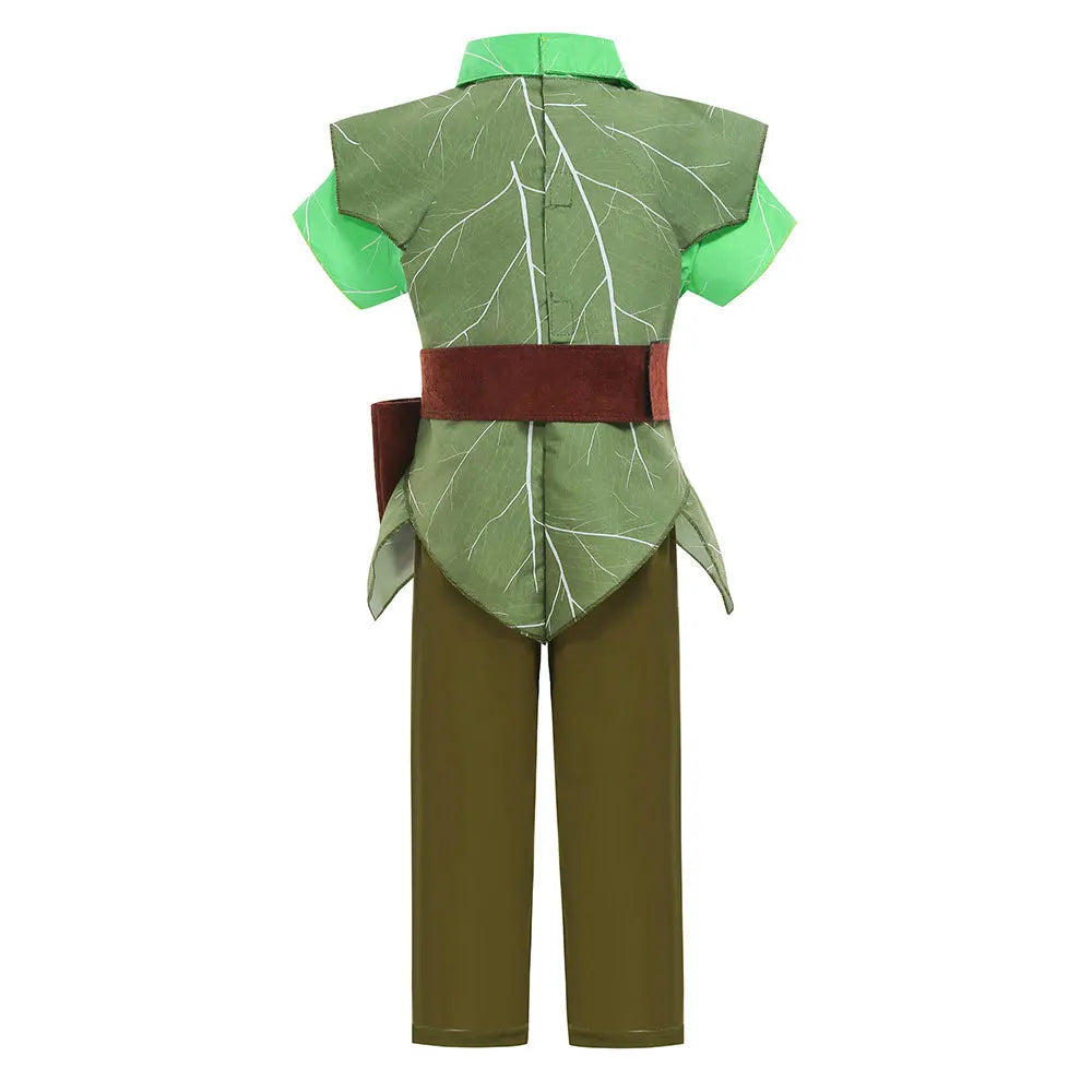 Green Elf Peter Pan Performance Costume Peter Pan Christmas Kids Party Boys Dress Up
