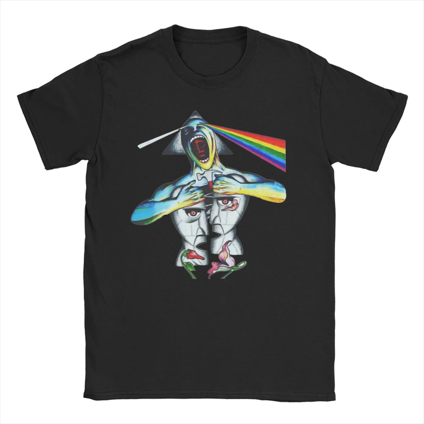 Wish You Were Here Cool Band Men Women T Shirt Rock Music PF Tee Shirt Short Sleeve T-Shirt Pure Cotton 4XL 5XL 6XL Clothes