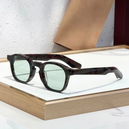 Modern Square Classical Sunglasses Men Women Handmade Fashion High Street Premium Quality UV400 Glasses with Case