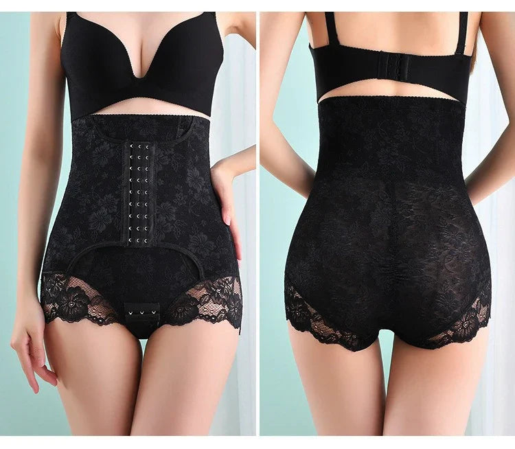 Lace Body Shaper Panties Shapewear Underwear High Waist Tummy Control Body Shaper Underwear Panties Slimming Waist