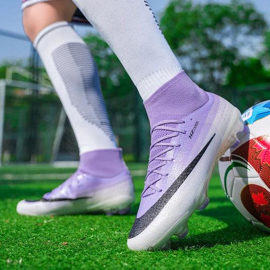 New Men Football Boots Women Professional Soccer Shoes Hot Sale TF/FG Sneakers Unisex High-quality Futsal Cleats Ultralight