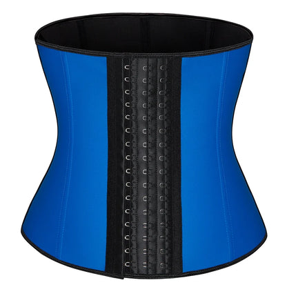 Waist Trainer corset Latex Women Plus Size Waist Cinchers Body Shaper Tummy Control  Fajas Colombianas with Hooks Slimming Belt