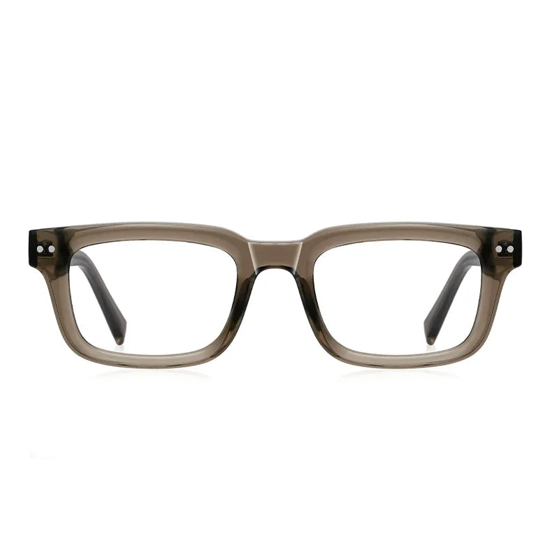 Men's glasses Square Classic Business Anti-Blue Light Reading Glasses Myopia Hyperopia Prescription Customized PFD2189