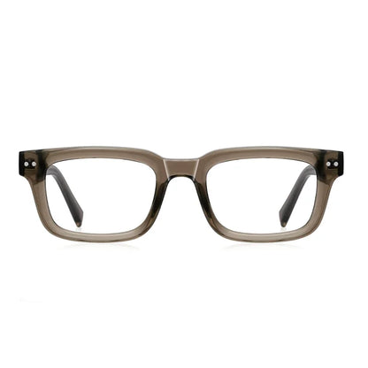 Men's glasses Square Classic Business Anti-Blue Light Reading Glasses Myopia Hyperopia Prescription Customized PFD2189