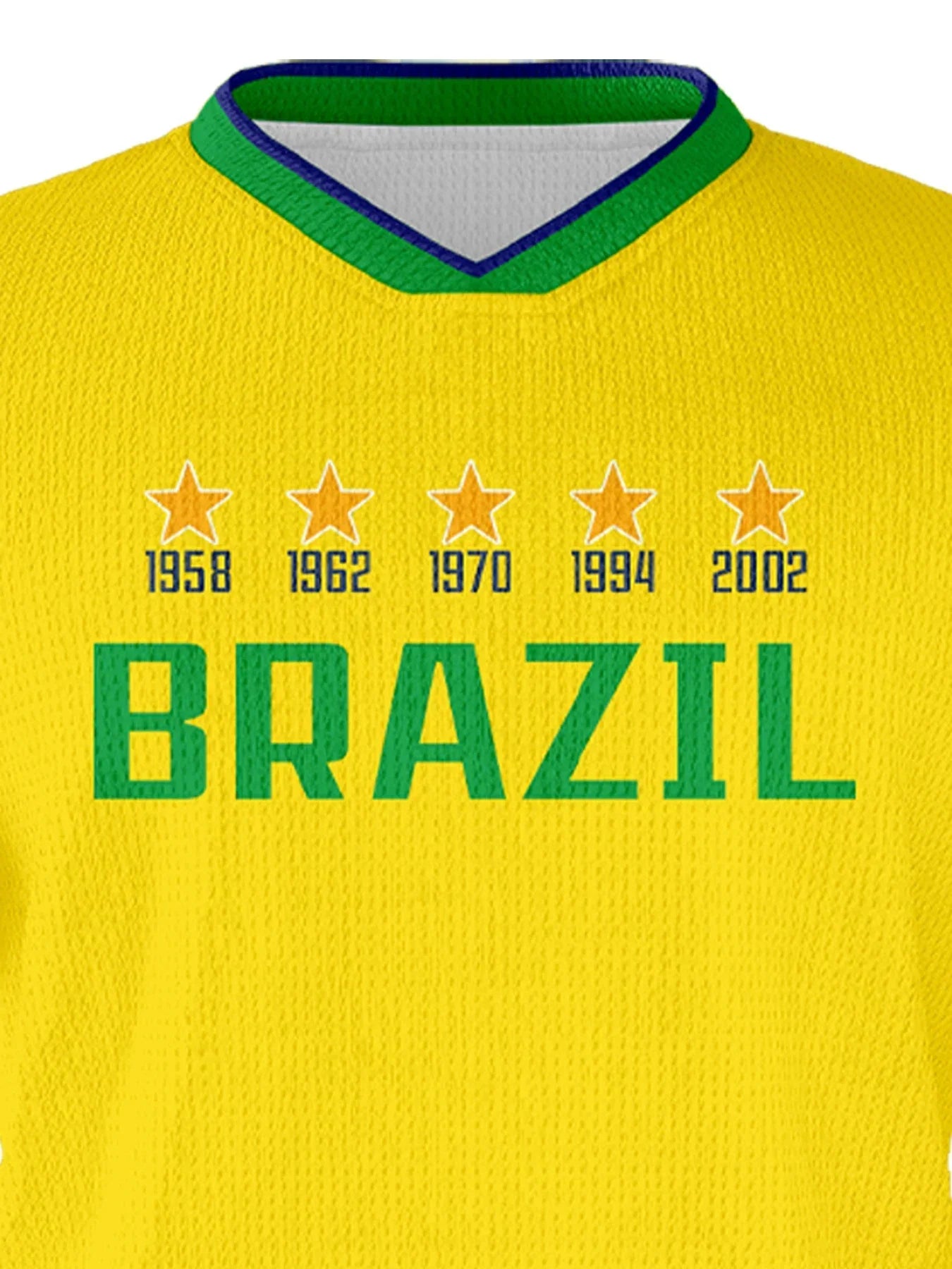 Custom Soccer Jersey Set Brazil Personalized Name Number Football Shirt for School Team Club Kids Youth Practice Soccer Uniform