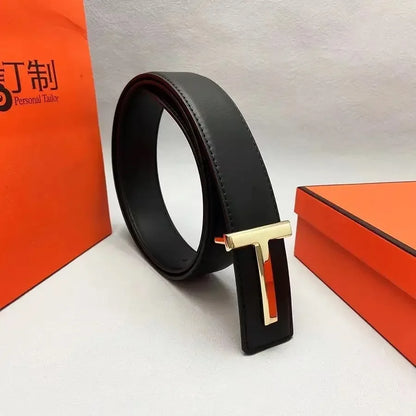 High Quality Wide 3.8cm Leather Business Men Belt Luxury Brand Designer famous Belts for men Jeans Strap Male Buckle belt
