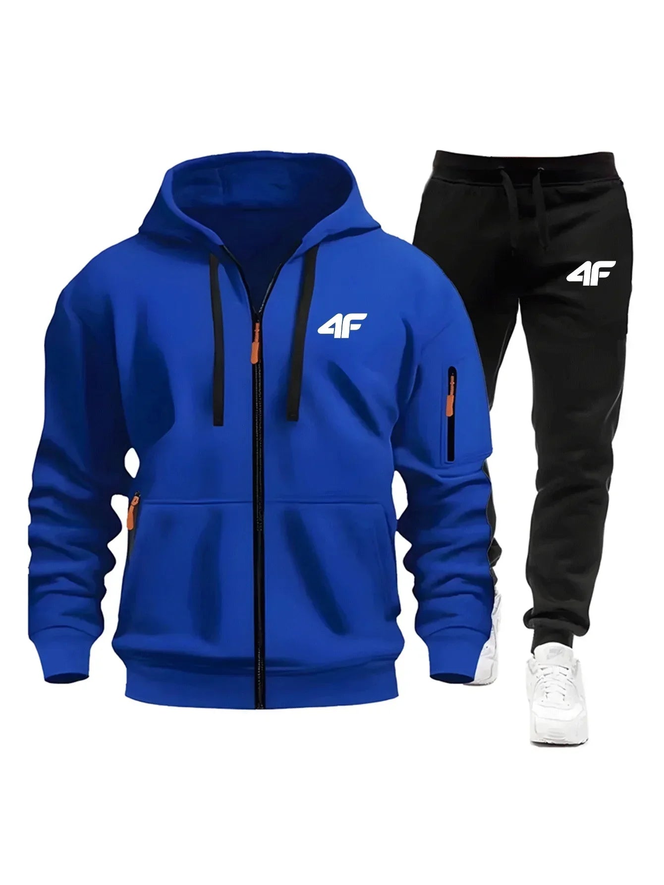 Sets for Men Two Piece Outdoors Mens Tracksuit Set Hot Sales Sportswear Man Sweatpants Hoodie Fashion Comfortable Casual Jogging
