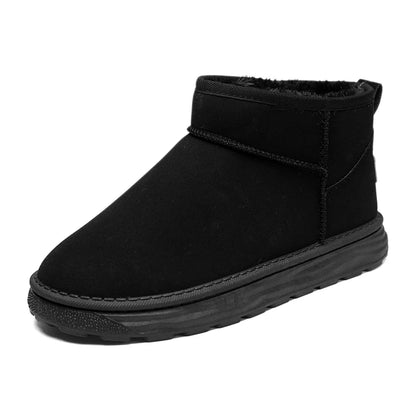2025 Winter Snow Boots for Men New Fashion Australia Boots 39-47 Classic Top Quality Suede Leather Ankle Boots Warm Mens Shoes