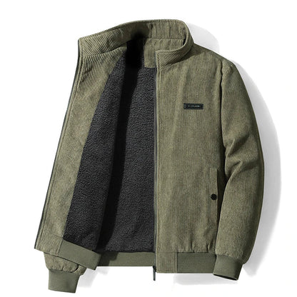 Men 2025 Winter Brand Thick Warm Fleece Jacket Men Fashion Windproof Outdoor Coat Men Autumn Outwear Classic Casual Jacket Men