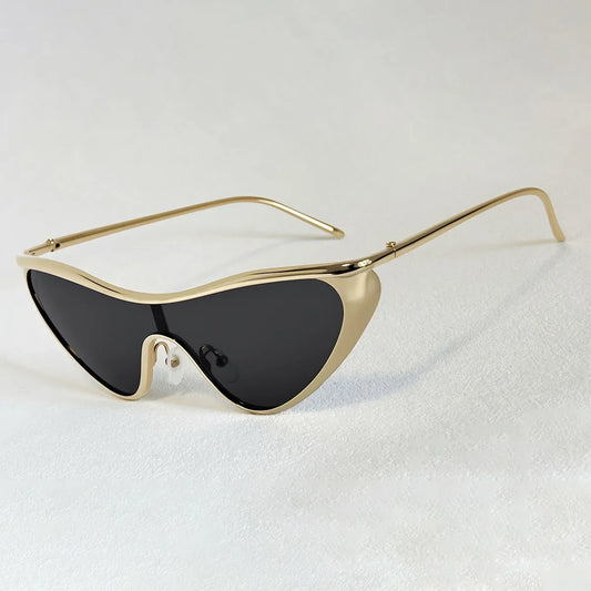 Cat Eye Sunglasses Women Trendy Brand Design Oversized Frame Fashion Glasses Vintage Lentes De Sol Mujer Lunette Soleil Femme