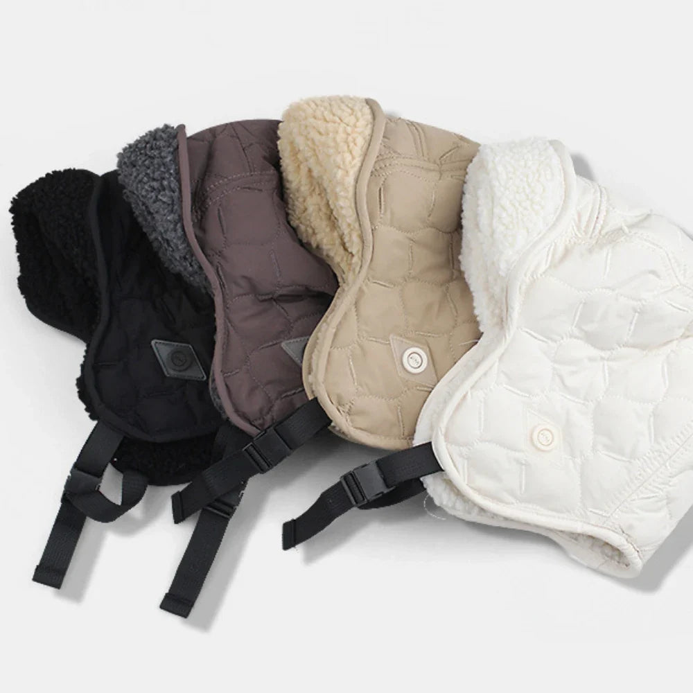 Russian Hat Thick Warm Winter Hats for Men Women Fleece Lined Trapper Bomber Hat Male Female Snow Ski Trapper Earflap Cap