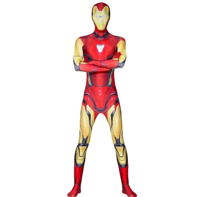 Halloween 3D  Costume Spandex Costume Superhero Luxury Bodysuit  Holiday Gift