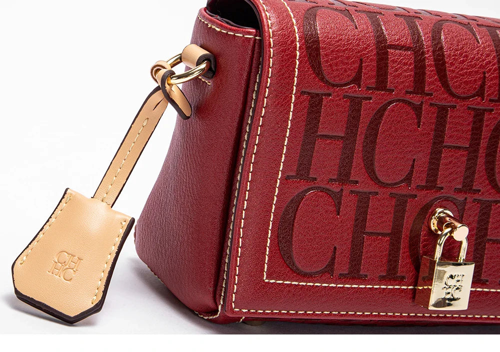 Fashionable Classic Light Luxury Letter PU Material Crossbody Bag Design Exquisite Craftsmanship Women's New Shoulder Bag