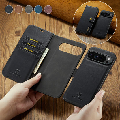 For Google Pixel 6 7 8 9 10 Pro XL/Pixel 5A 6A 7A 8A 9A Magnetic Detachable Cover 2in1 Flip Leather Wallet Phone Case
