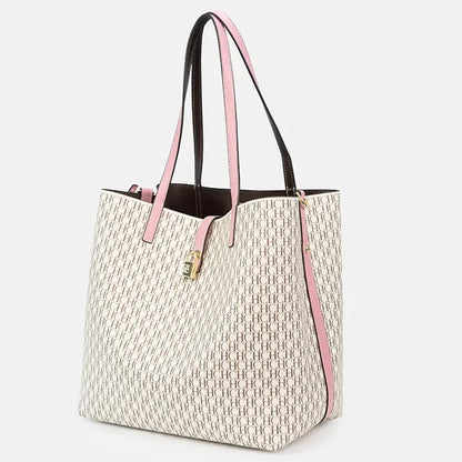 Women's Large Capacity Commuter Essential Shoulder Bag Multi functional Design Printed with Brand Pattern 2026 New Bucket Bag